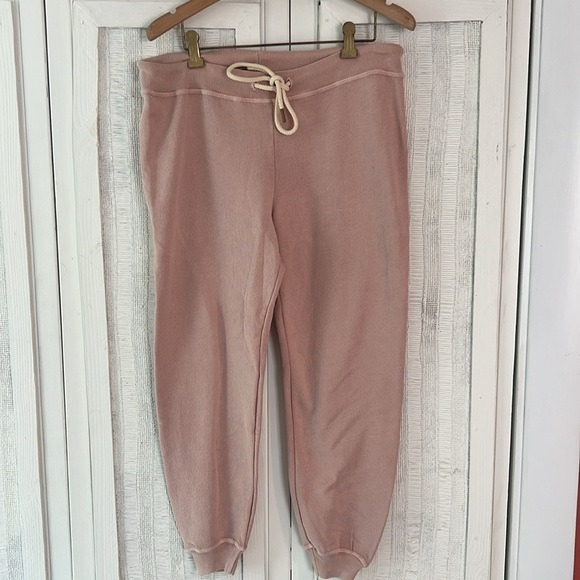 NEW The GREAT Cropped Sweatpants vintage pink Jogger Size 0 XS - Picture 2 of 6